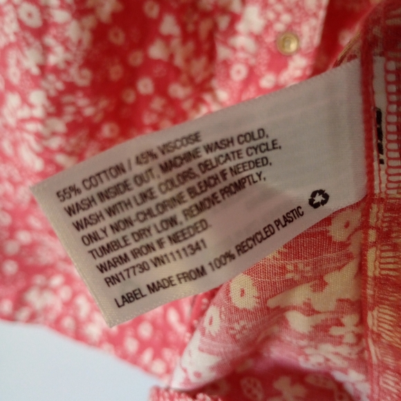 Knox Rose Coral Floral Top Size Medium NWT - Picture 10 of 10